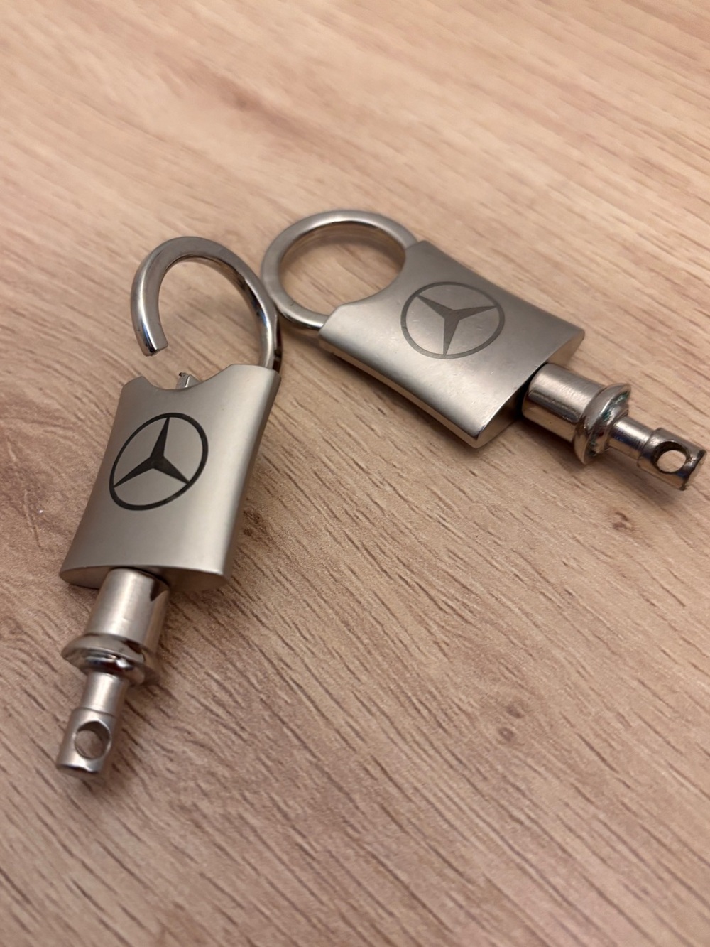 Mercedes Benz Metal Valet Key Rings (2)